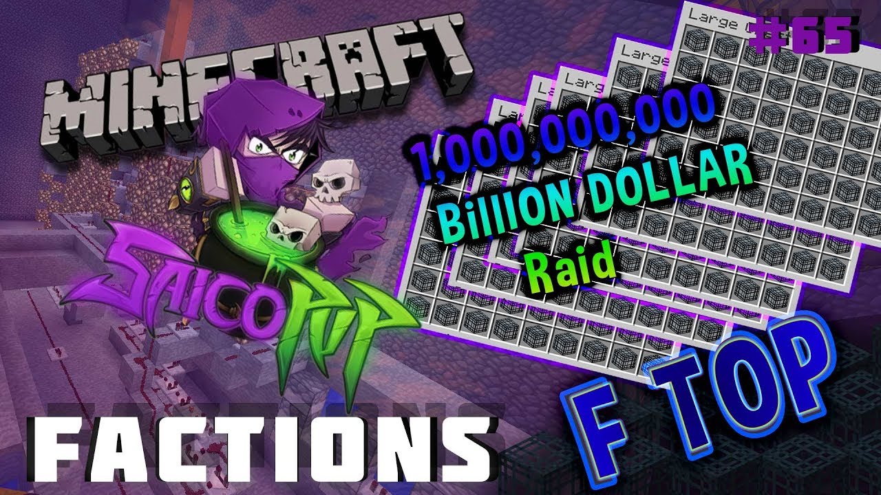 1 BILLION DOLLAR RAID ON MVP/GIVEAWAY - MINECRAFT FACTIONS #64 [Ender Realm] SaicoPvP