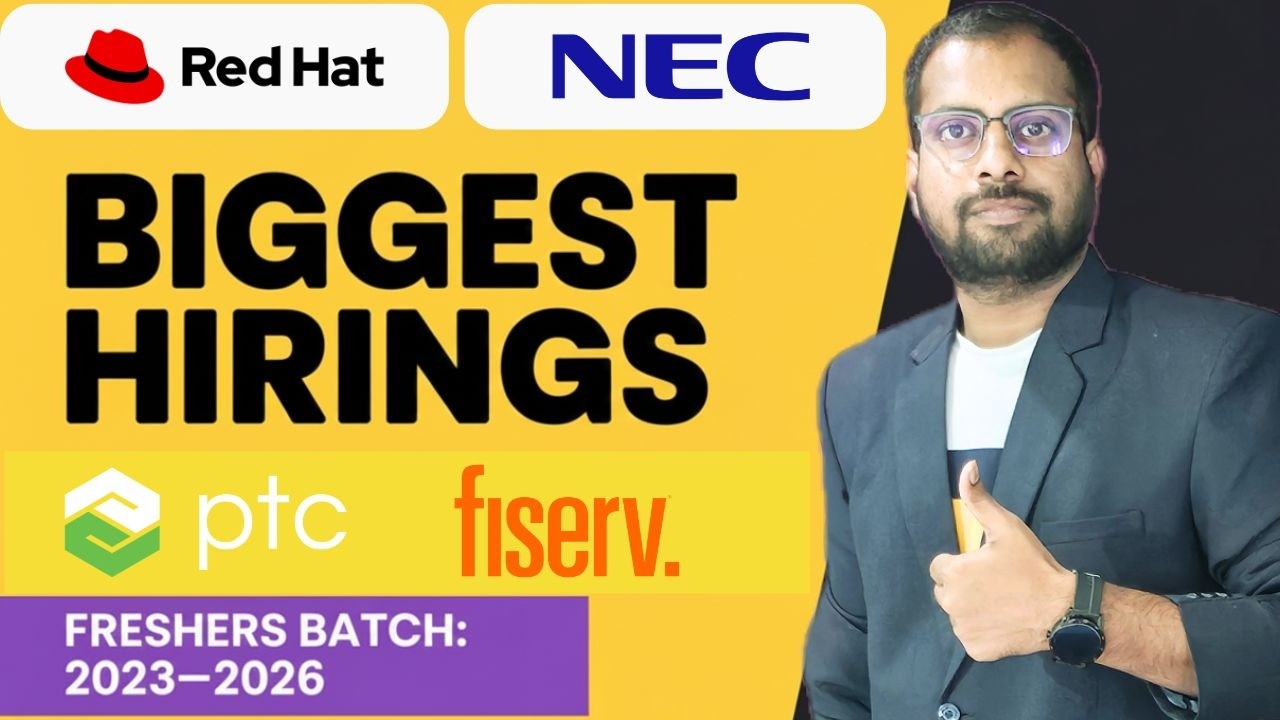 Redhat Recruitment Drive Announced For Freshers  PTC, Fiserv, NEC, automationanywhere Jobs  Apply No