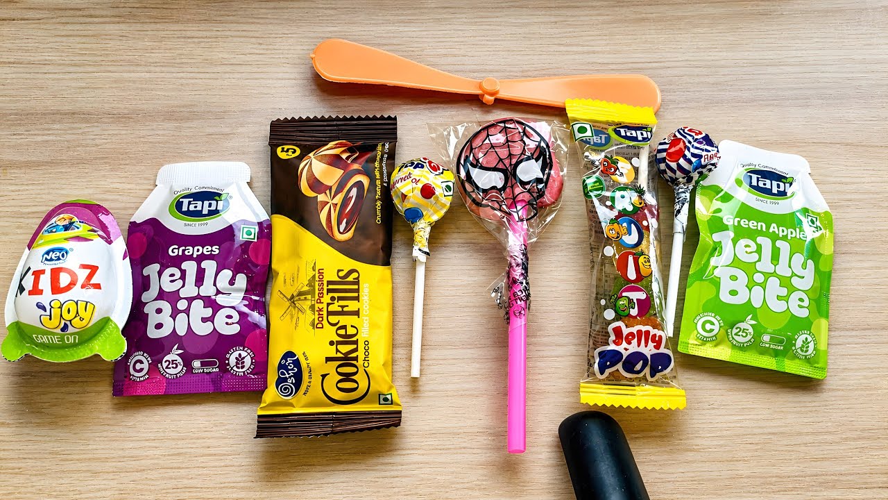 ASMR Amazing Candy Collection | Jelly, Lollipops & Sweet Treats Unboxing for Kids 🍭