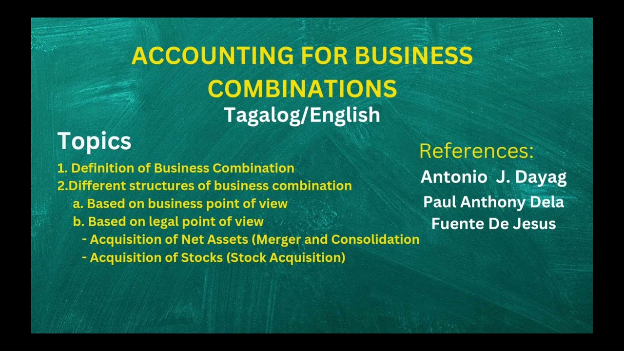 Accounting for Business Combinations - Introduction