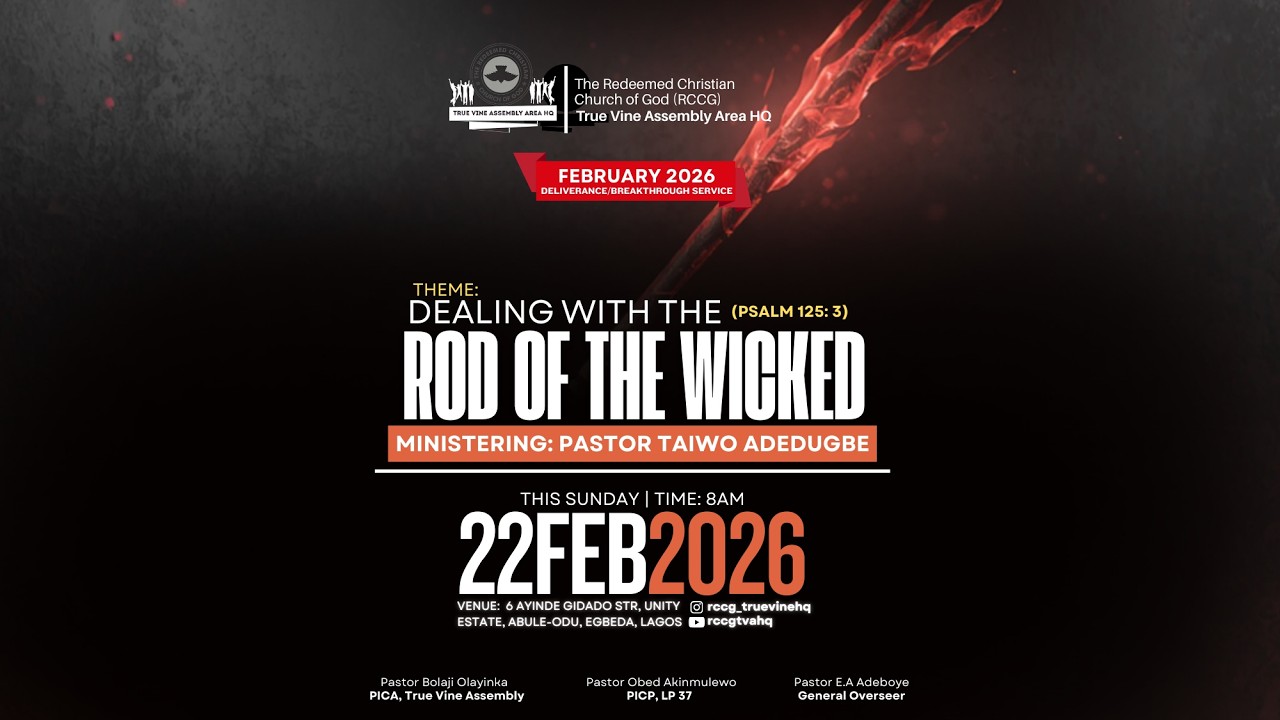 MARCH 2026 THANKSGIVING SERVICE