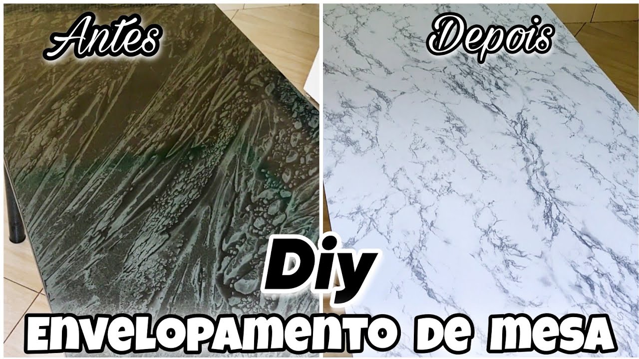 COMO ENVELOPAR MESA DE MÁRMORE| A FORMA MAIS FÁCIL DO MUNDO| FAÇA VOCÊ MESMO| MESA NOVA COM ADESIVO