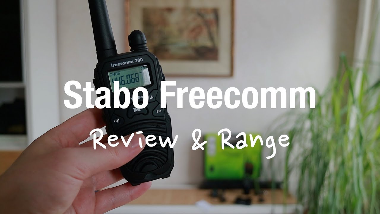 Stabo Freecomm 700 PMR446 - Two Way Radio (Review and Range Test)