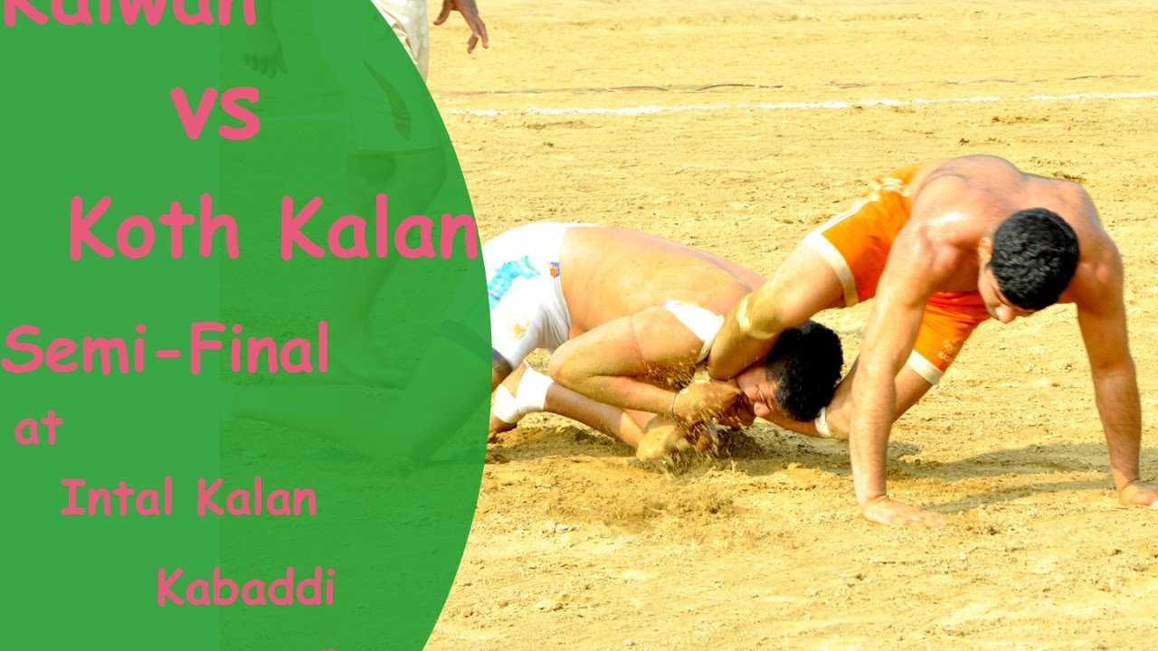 Kalwan VS Koth Kalan Semi-Final at Intal Kalan Kabaddi Cup