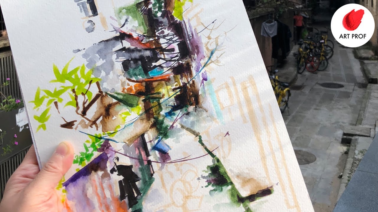 Urban Sketching Drawing in China