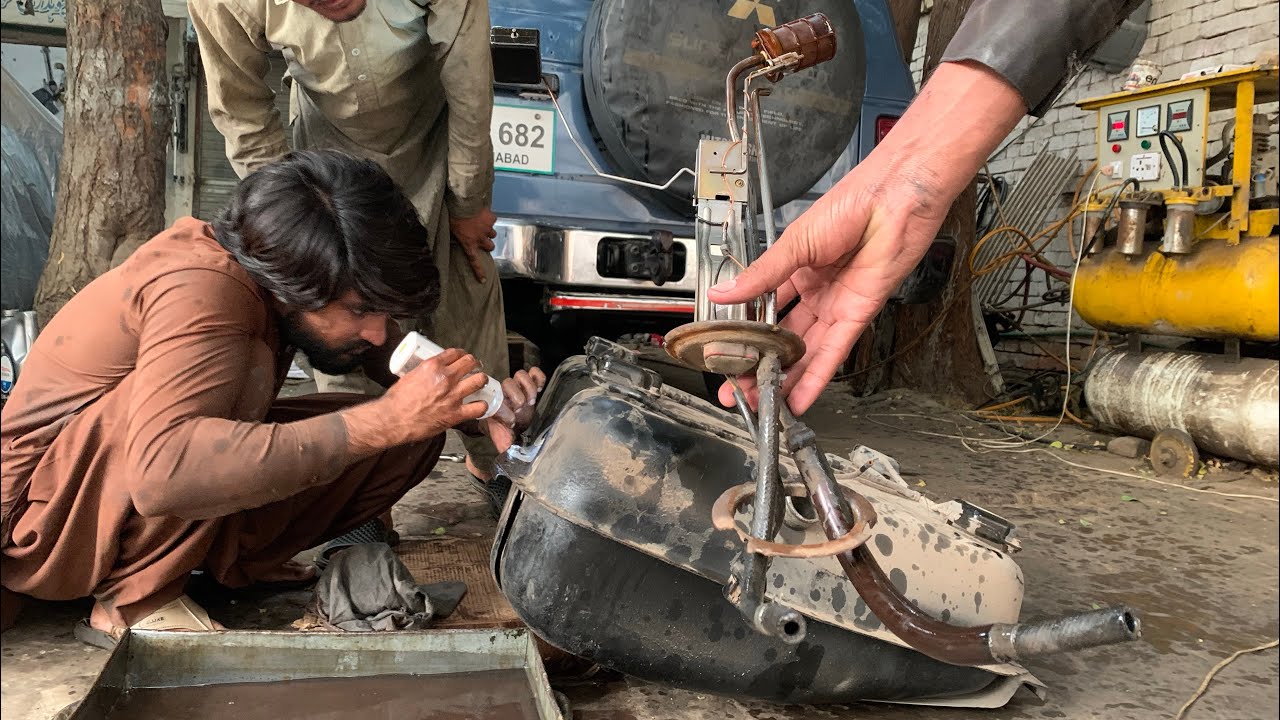 Mitsubishi Pajero Fuel Tank Cleaning