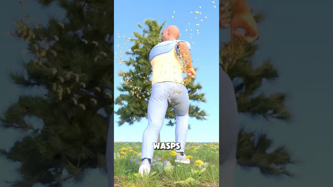 How to Escape a Swarm of Wasps 😱🐝