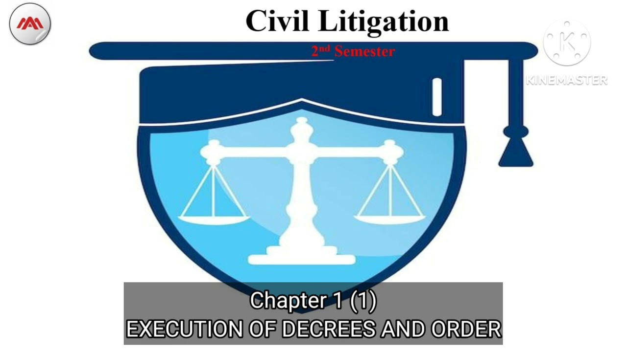 02001 DL_6106 P2 Ch 1(1) , #EXECUTION OF #DECREES AND #ORDERG #pgdl #CivilLitigation #pgdl