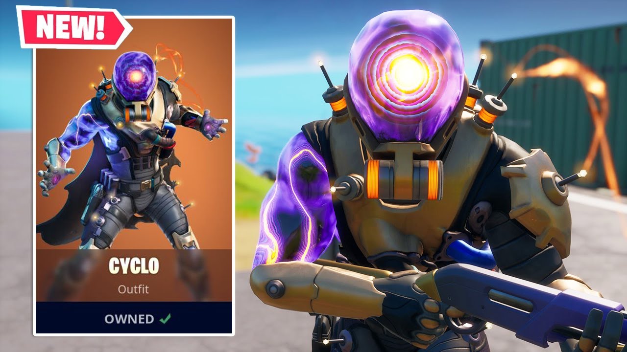 NEW CYCLO Skin Gameplay in Fortnite!