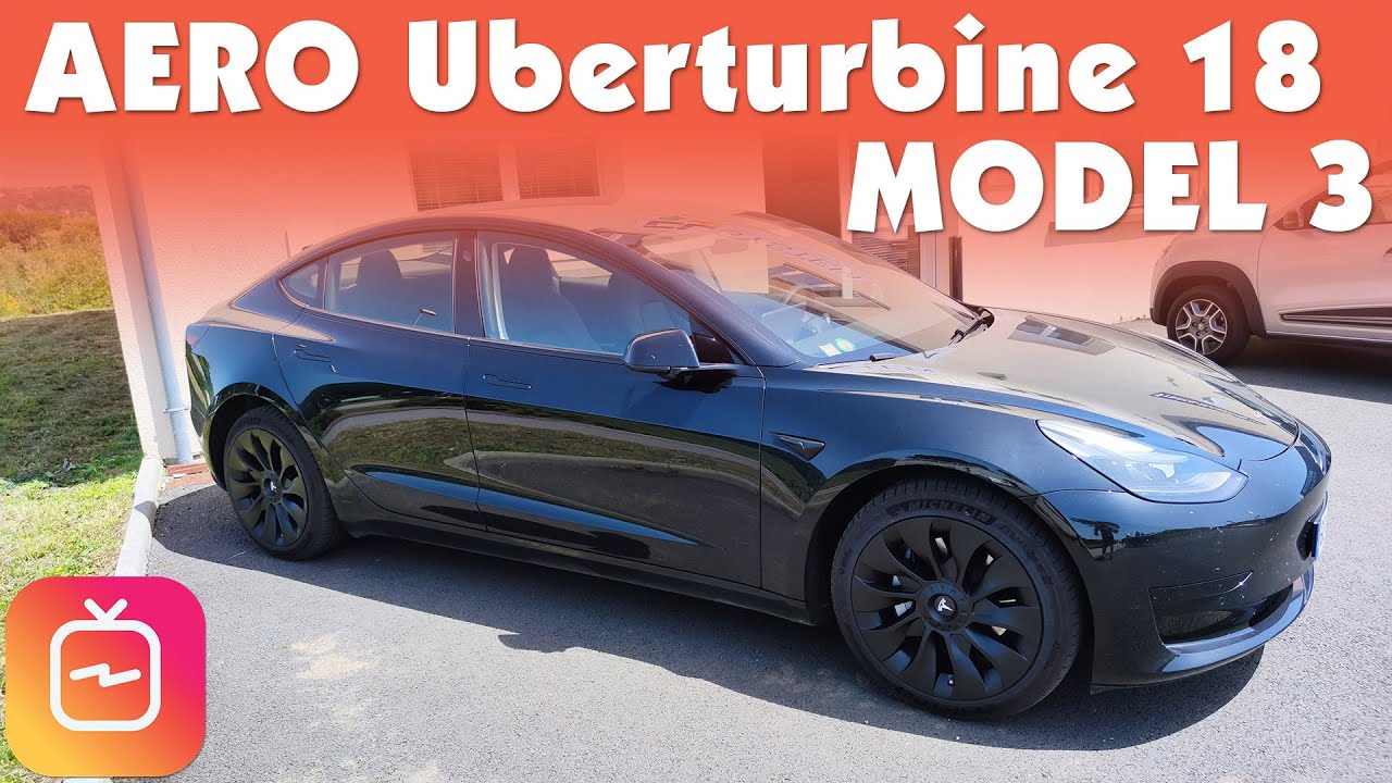 Aero Wheels 18 Noir Mat - Aliexpress  - Tesla Model 3