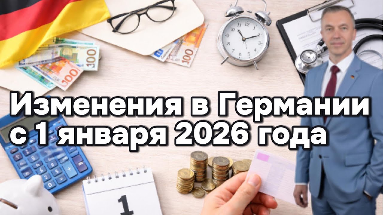 Германия с 1 января 2026: что меняется для всех
