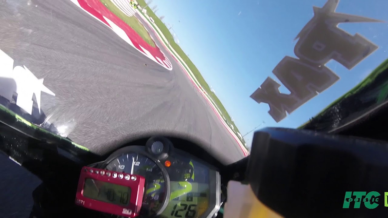 Misano Onboard 2018 - CIV Supersport 1,40,5 - Yamaha R6 - Patrick Hobelsberger