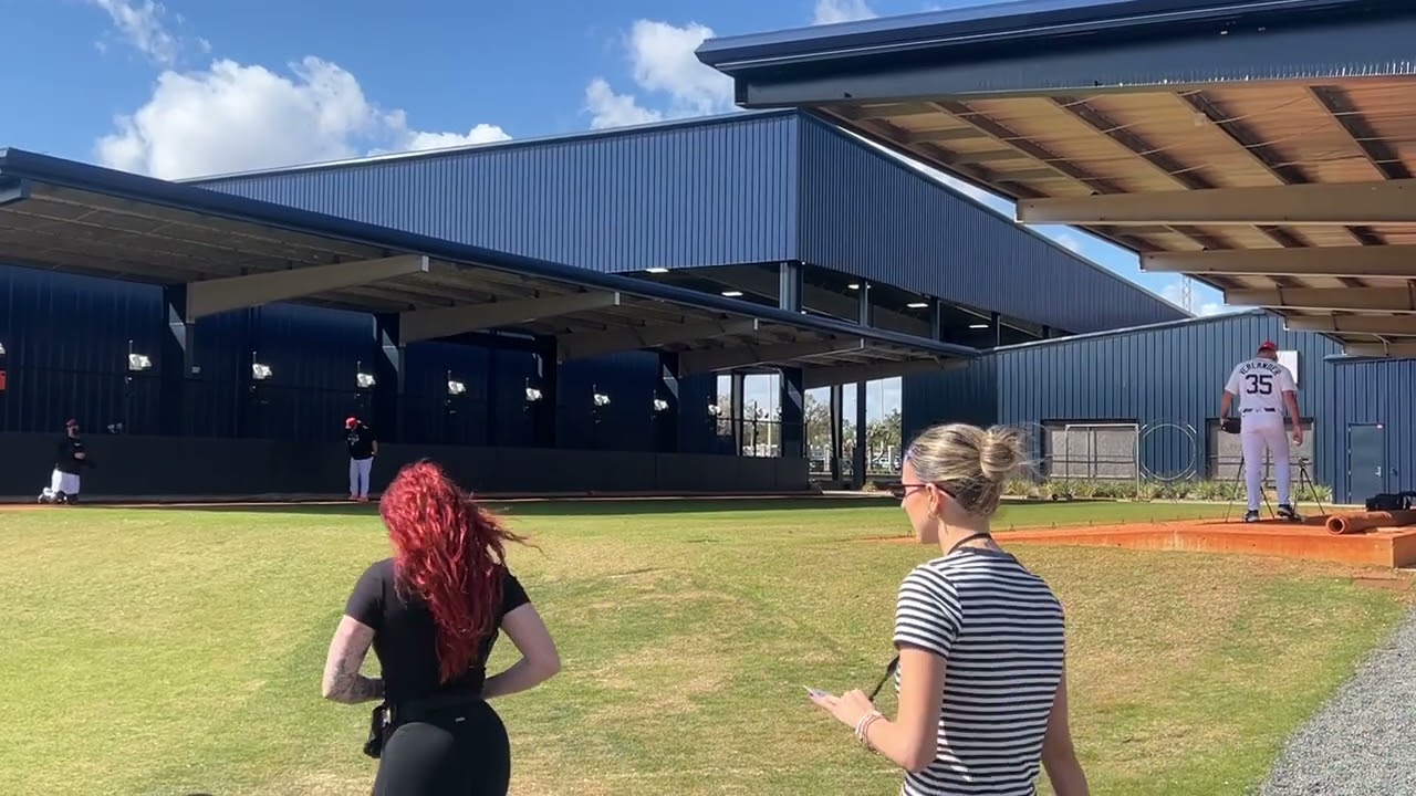 Justin Verlander throws bullpen for Detroit Tigers with Dillon Dingler
