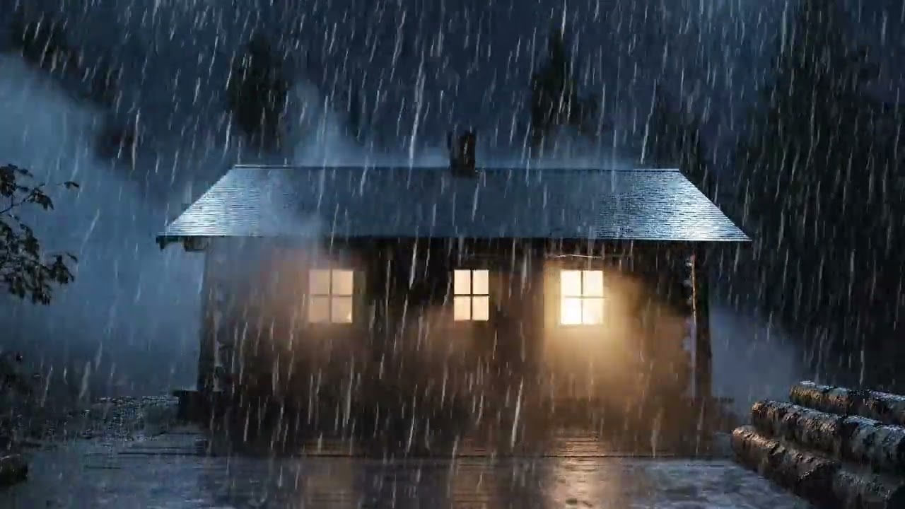 Deep Sleep During the Rainy Night | Rain Sounds for Sleeping & Beat Insomnia #asmr #rain #rainsounds