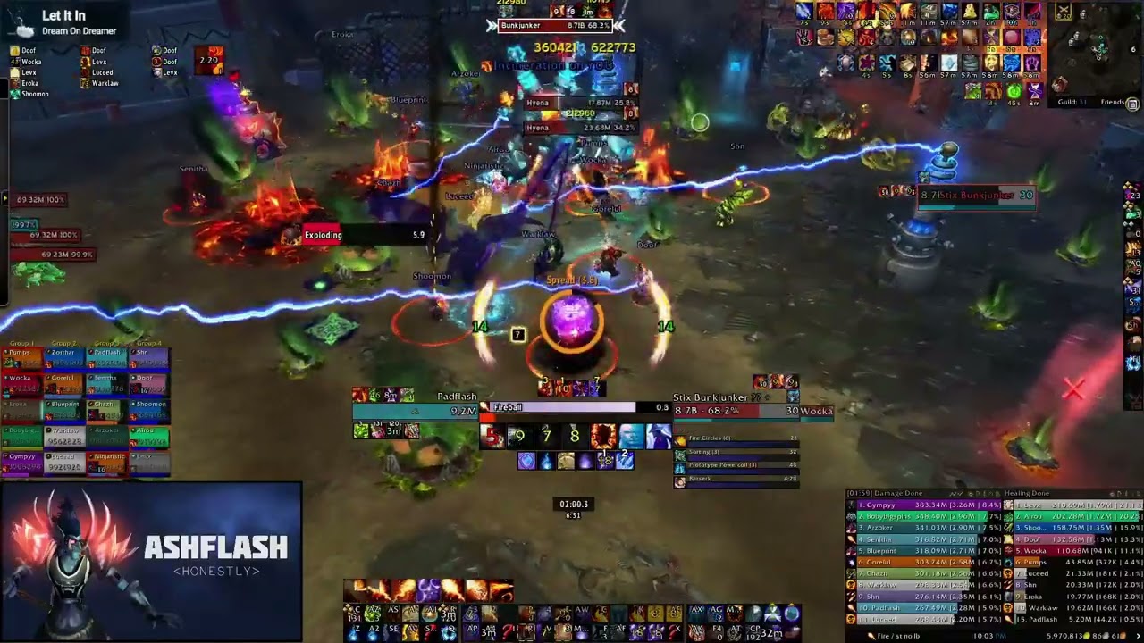 Honestly vs Mythic Stix Bunkjunker | Fire Mage PoV