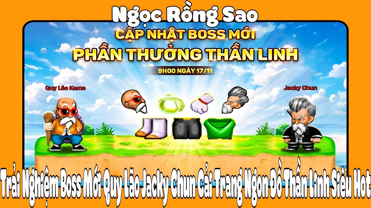 Nro Hot  - Trải Nghiệm Boss Mới Quy L&atilde;o Jacky Chun Cải Trang Ngon Đồ Thần Linh Si&ecirc;u Hot