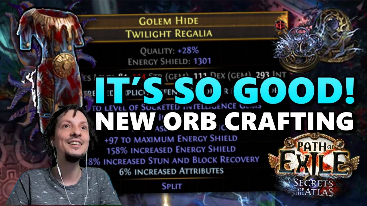 Crafting 1300 ES Int stacking chest ft Bazukatank - [Unraveling Orb interaction patched] - PoE #920