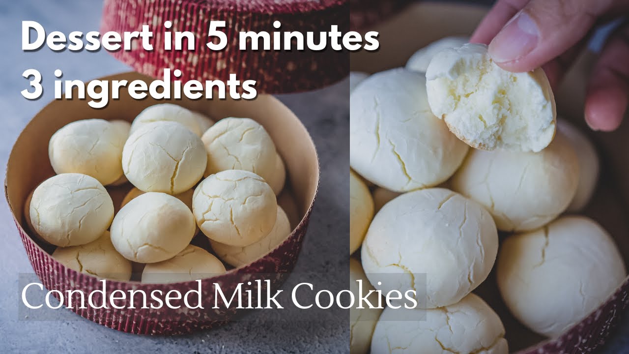 Do you have a can of condensed milk? Make this super easy cookies