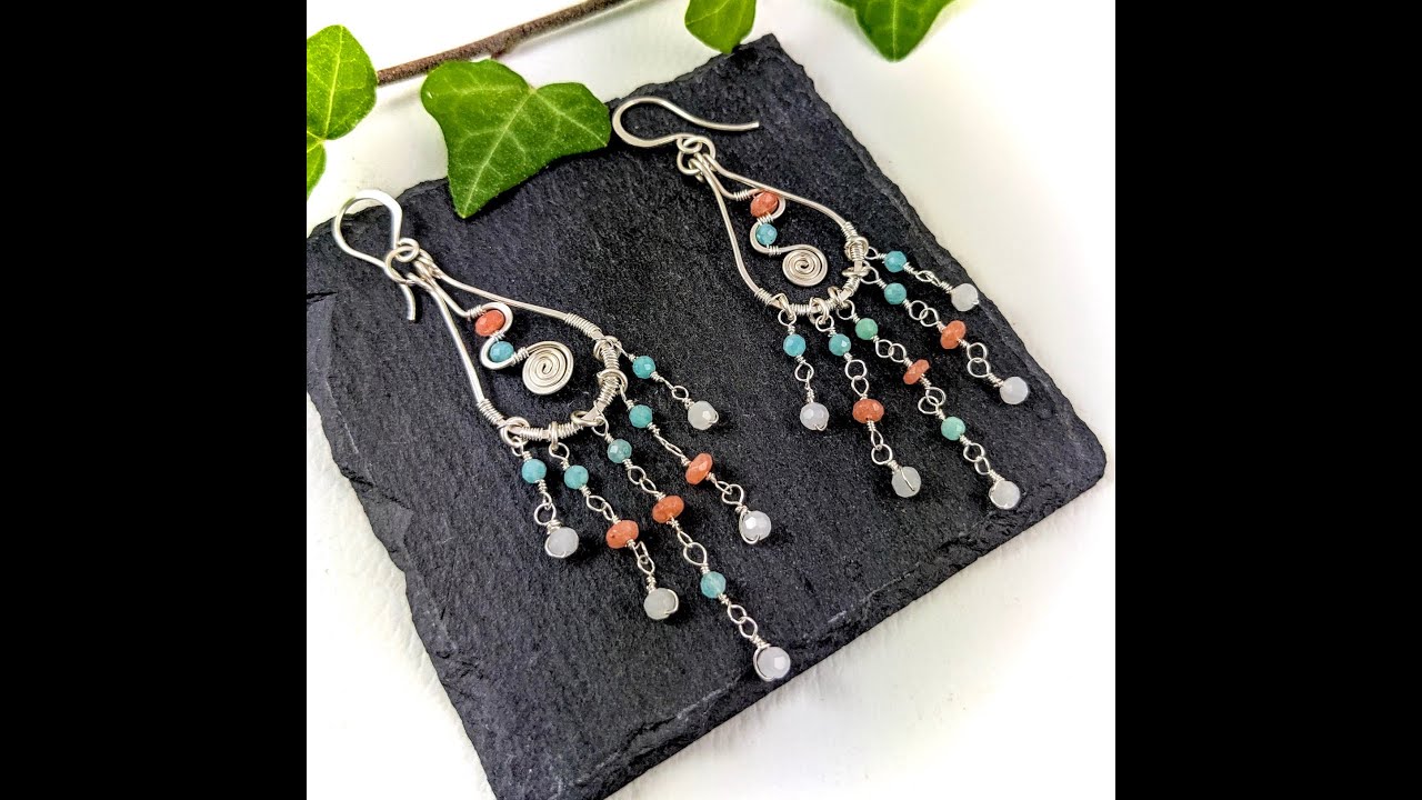 BOHO Bead-Chain Earrings