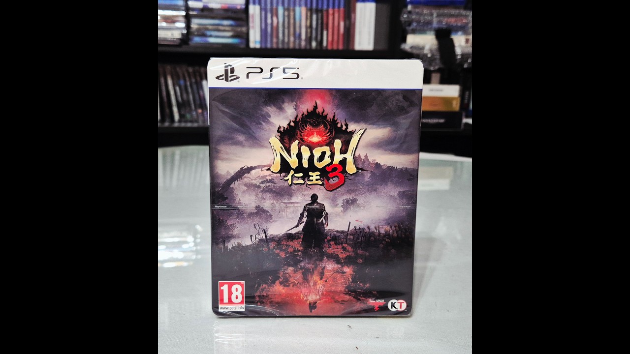 Распаковка Nioh 3 Steelbook Edition для PS5