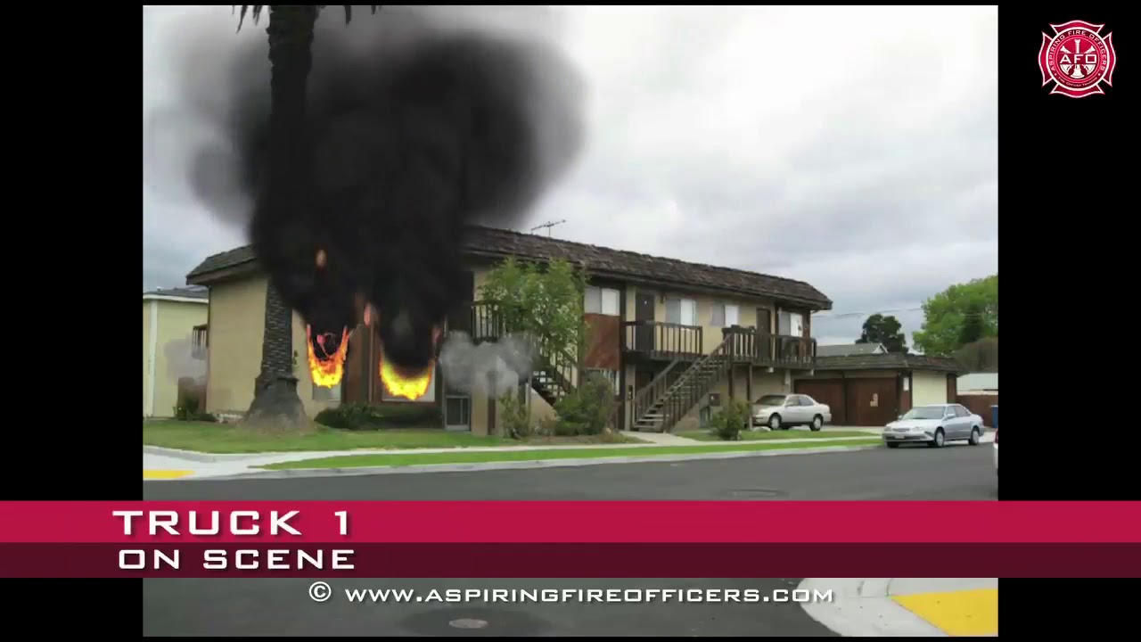 Fire CaptainLieutenant Two story apartment (Practice)