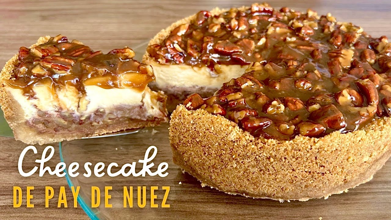CHEESECAKE DE PAY DE NUEZ | PASTEL DE QUESO CREMOSO CON RELLENO DE NUEZ | POSTRES CON IXCHEL