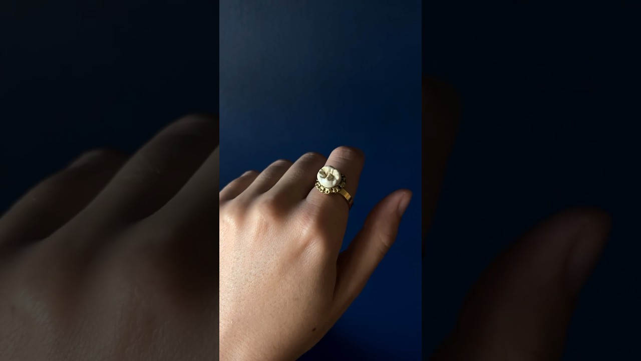 Wisdom Tooth Ring! #upcycled #upcycling #polymerclay #diyjewelry