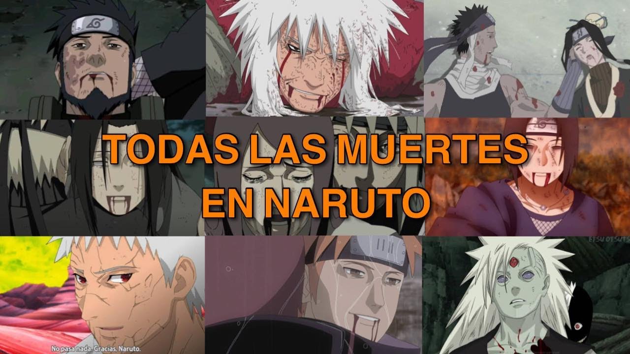 &iexcl;TODAS las MUERTES en NARUTO!