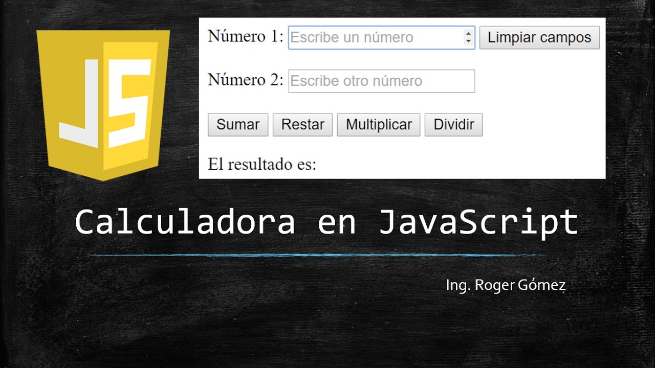 Calculadora en javaScript 07 - Elevación Digital