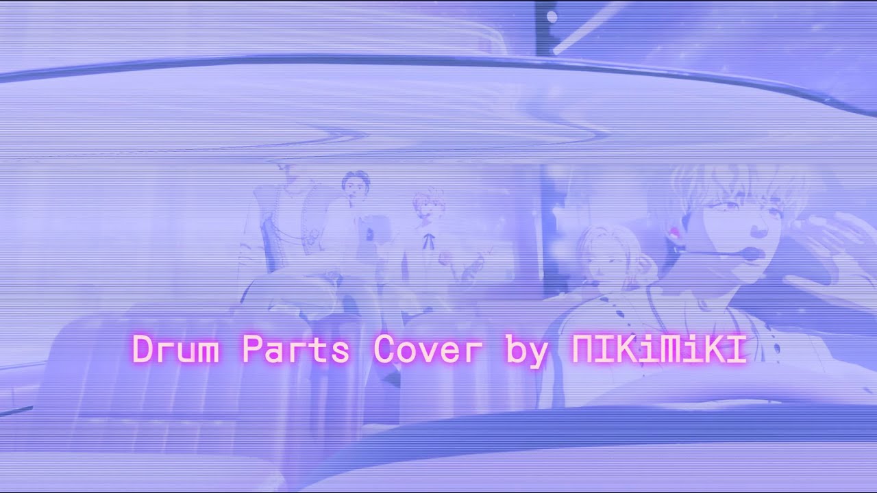 Drum/Guitar cover + ReMix Lyrics MV on Chroma Drift by Plave (Unofficial Fan Edit)