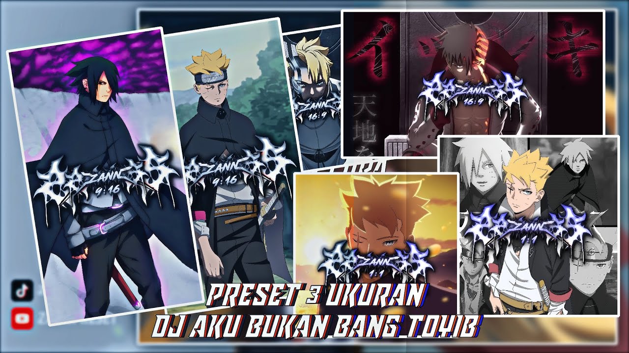 PRESET 3 UKURAN | DJ AKU BUKAN BANG TOYIB by MASKHAT