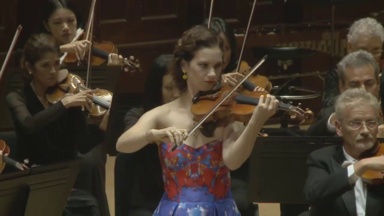 Hilary Hahn performs Beethoven Violin Concerto - 1st Cadenza