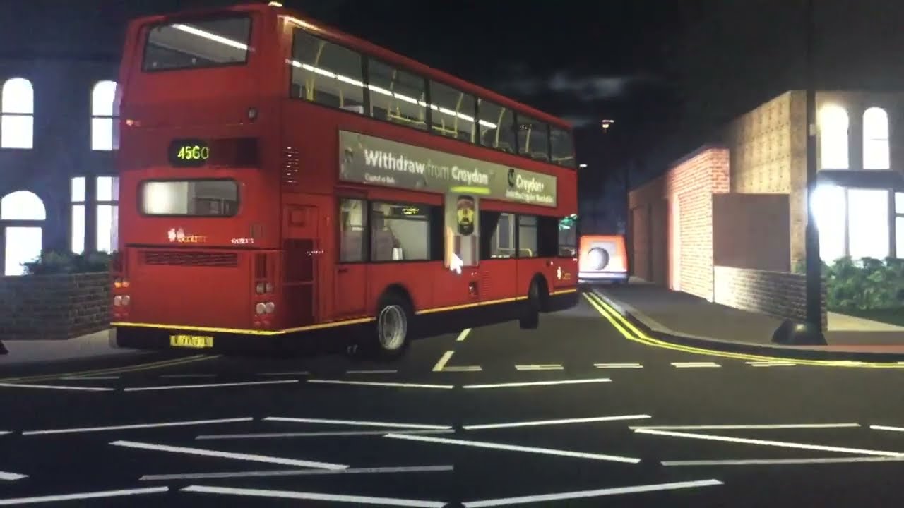 Buses at Thornton Heath Library February 2026