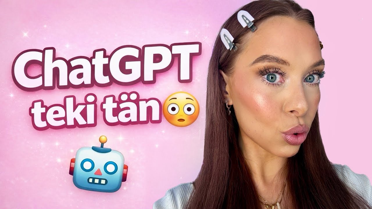 Annoin ChatGPT:n suunnitella mun meikin… 😳