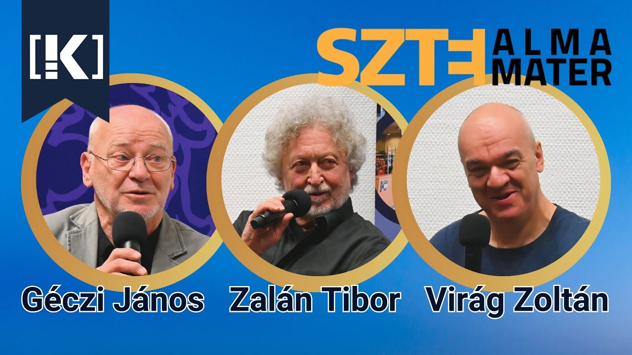„Mit ad az egyetem egy írónak? – Zalán Tibor, Géczi János és Virág Zoltán beszélgetése #szte #sztekk