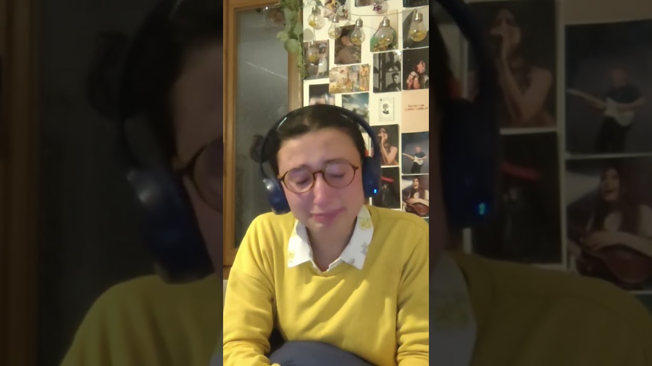 My reaction to hearing 