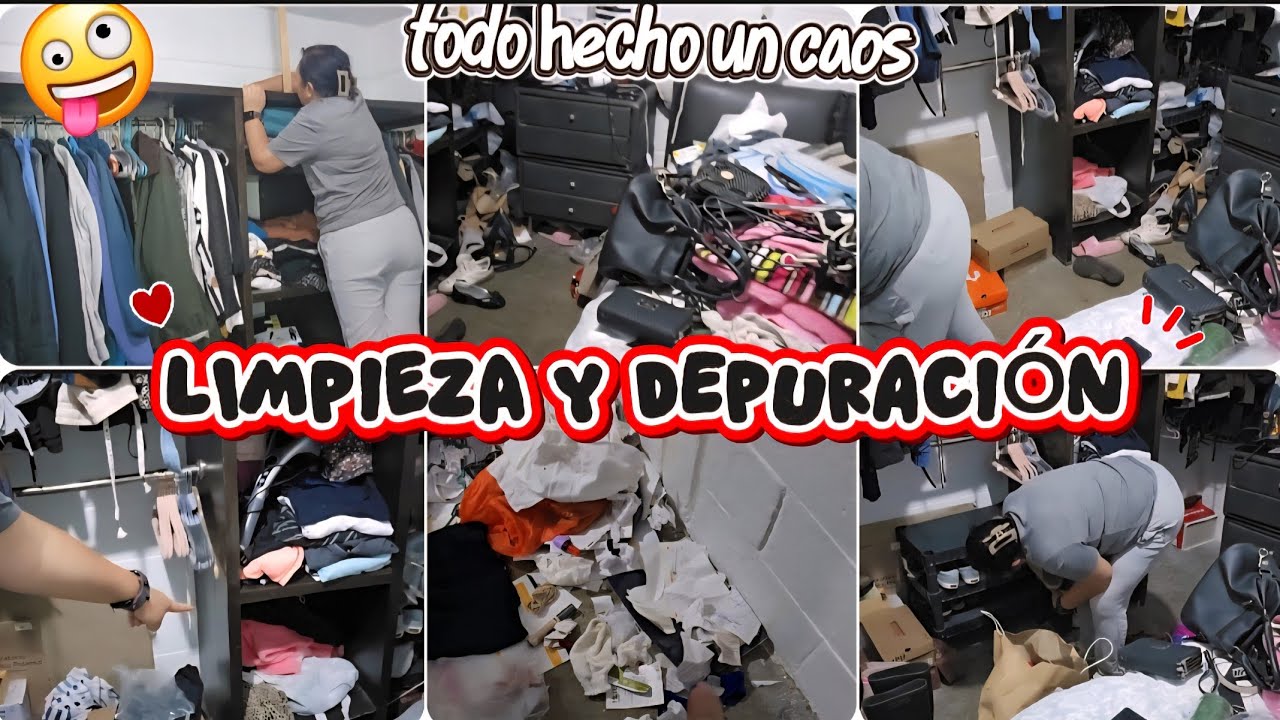 ✨️DEPURACIÓN Y LIMPIEZA DE CLOSET 👖👚 // AÑOS DE NO REVISAR PAPELES 😱