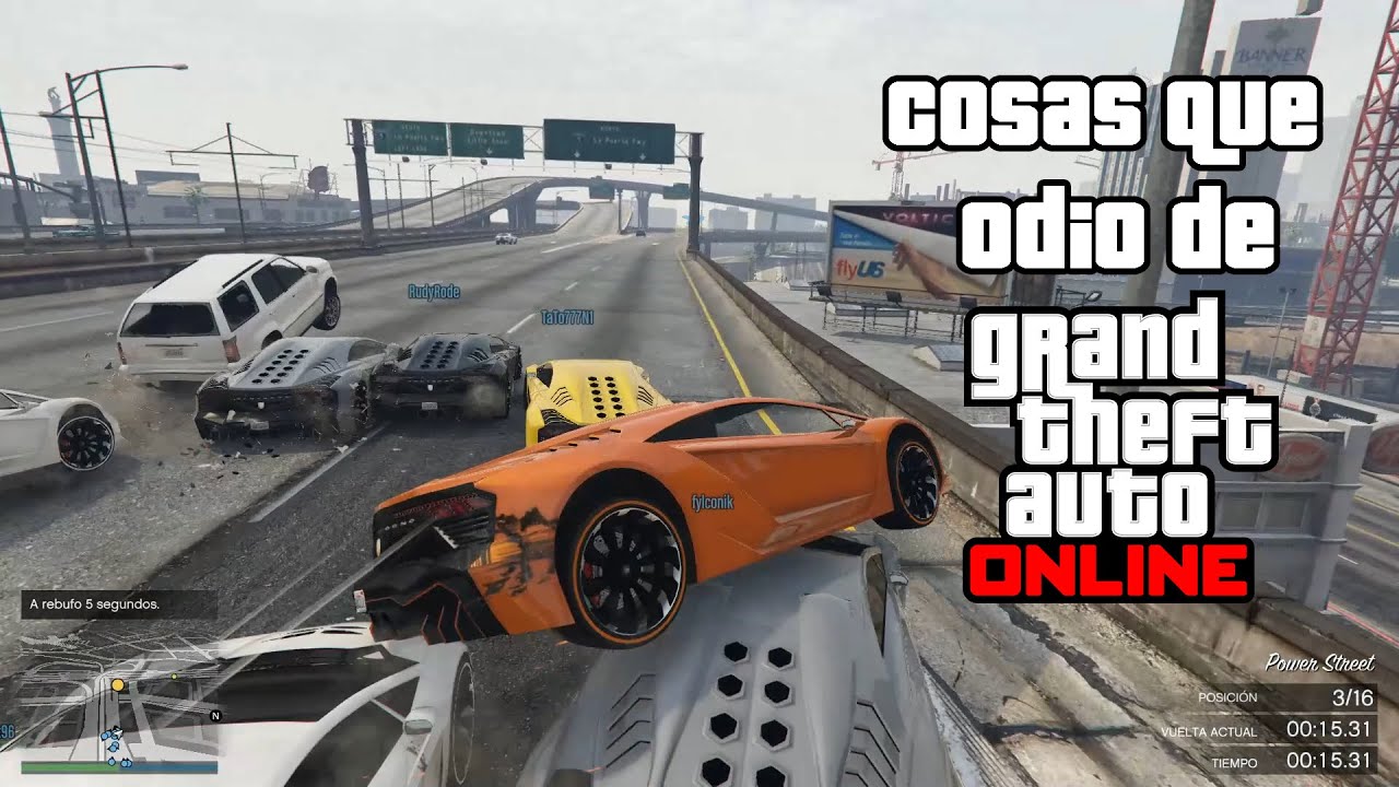 Cosas que odio de GTA Online xd