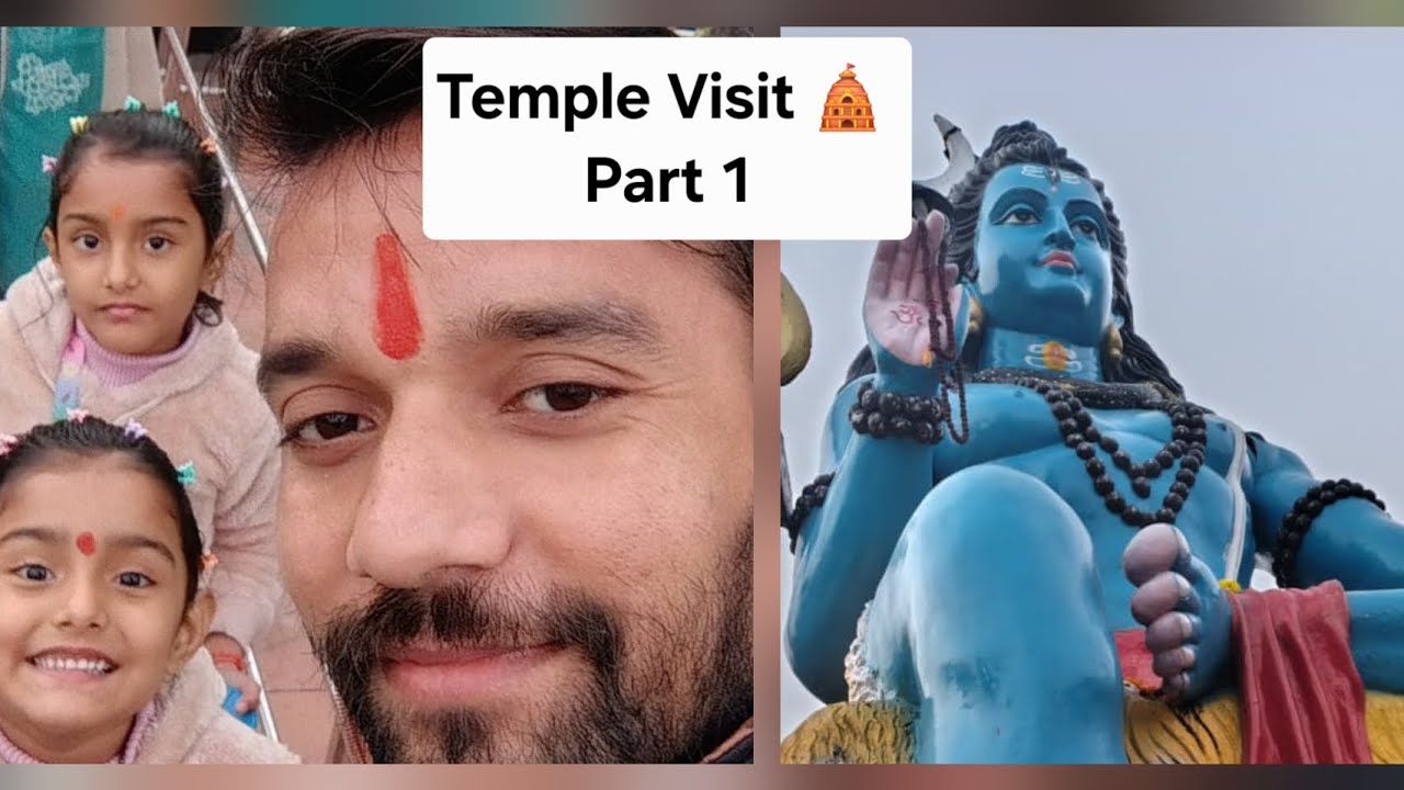 Temple Visit with Kids ❤️🙏 | Mandir Darshan | Family Vlog Part 1