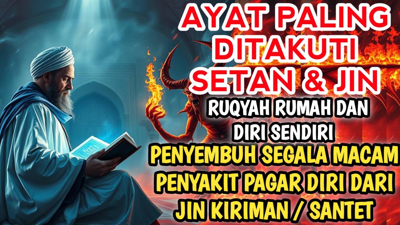 RUQYAH RUMAH PENGUSIR JIN, SETAN & SIHIR DI RUMAH & TUBUH, PENENANG HATI & PIKIRAN | ALAA AQEL