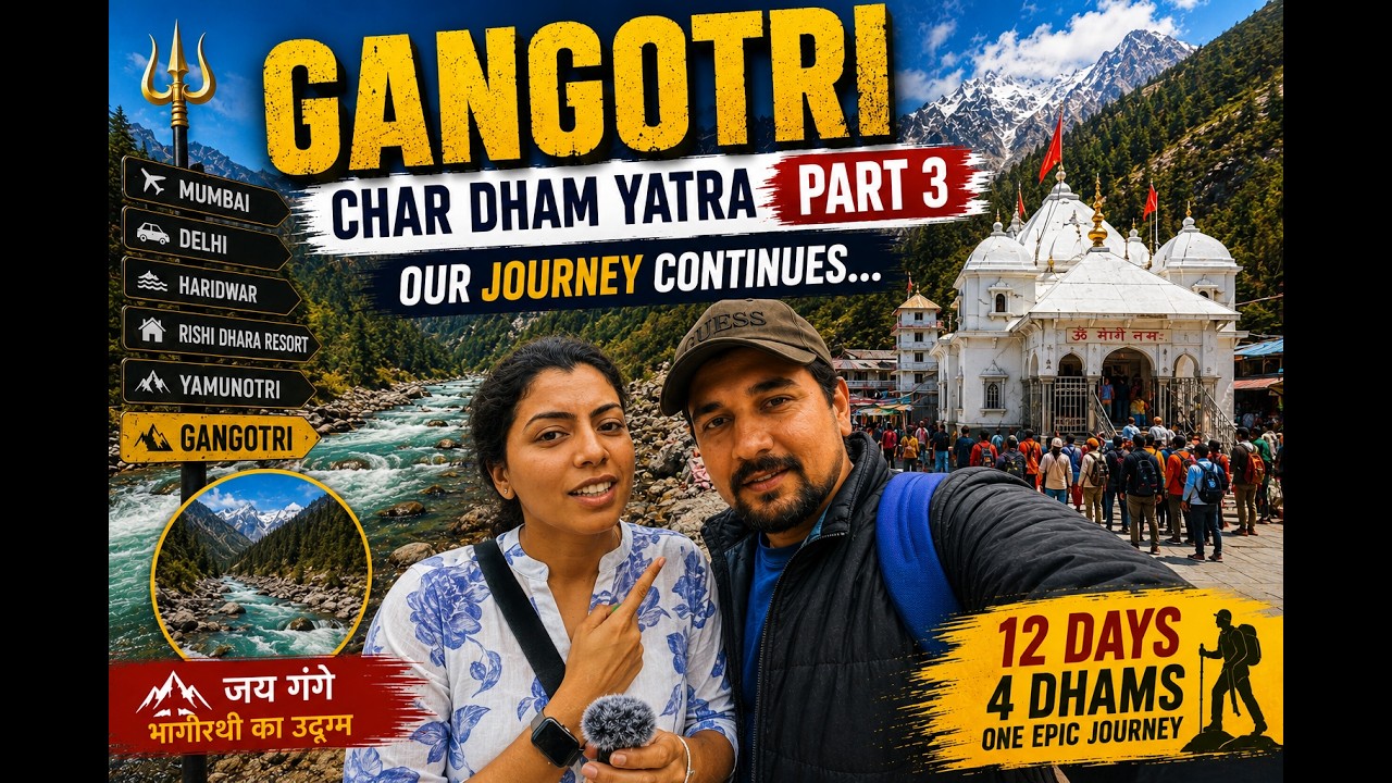 Gangotri Temple Darshan 😍 | Char Dham Yatra Part 3 | Himalayan Beauty Like Never Before