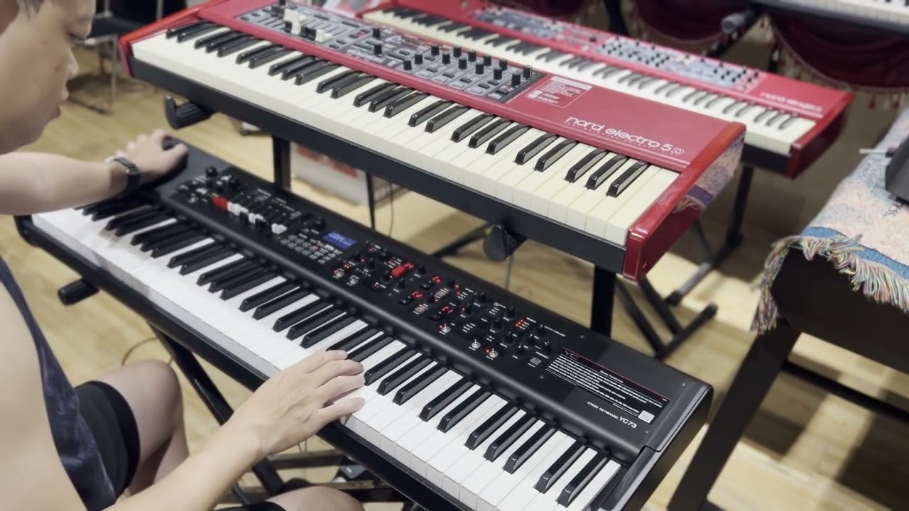 Yamaha YC vs Nord Electro: Comparision Sounds (Piano, EPiano, Organ, Synth)