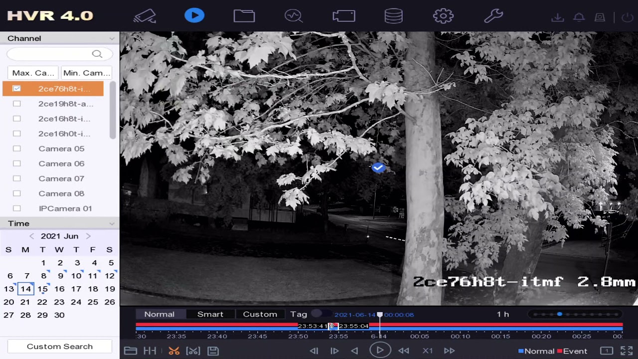 Hikvision alapbeállítások (angol menüvel) 3. RÉSZ:  Rögzített felvétel lementése