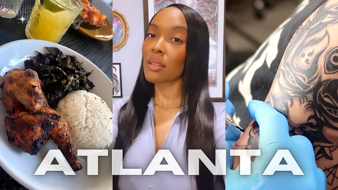 VLOG | Trip to ATL | Pop Ups + New Tattoo!