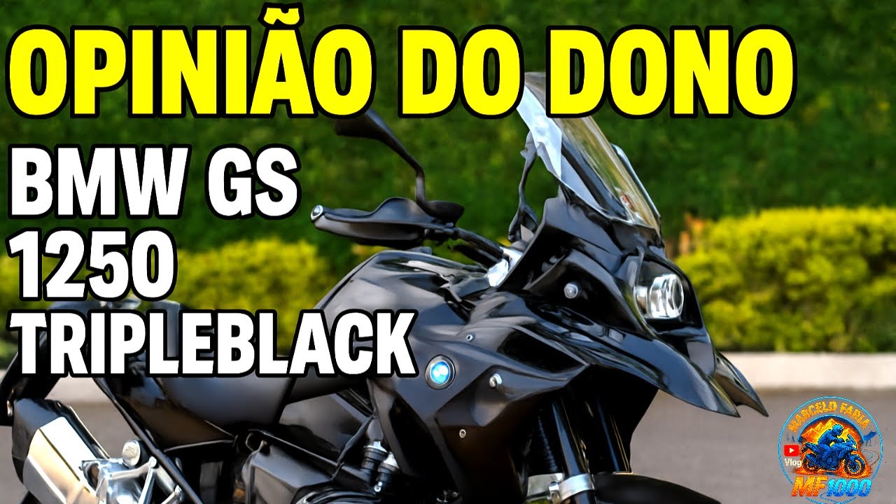 BMW R 1250 TRIPLE BLACK OPINIÃO DO DONO, DETALHES E DICAS