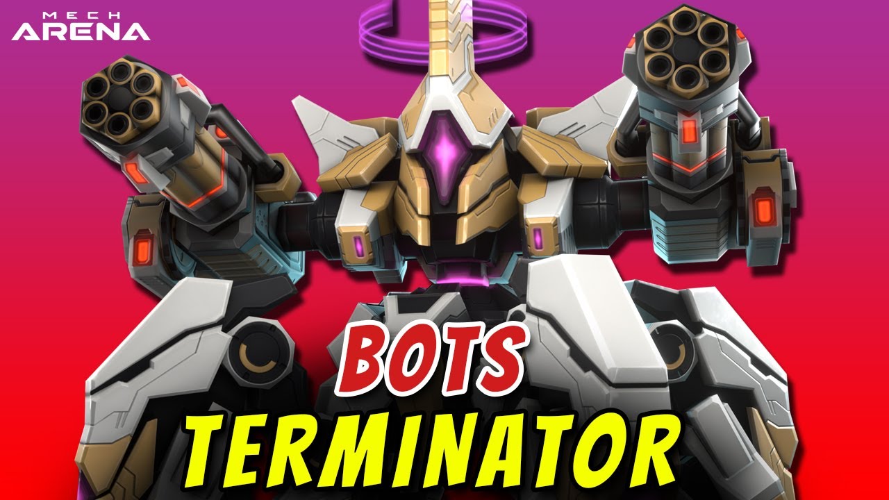 BLOCKHORN with Storm Rack 16s | Bot Terminator Build | Mech Arena | Test Server