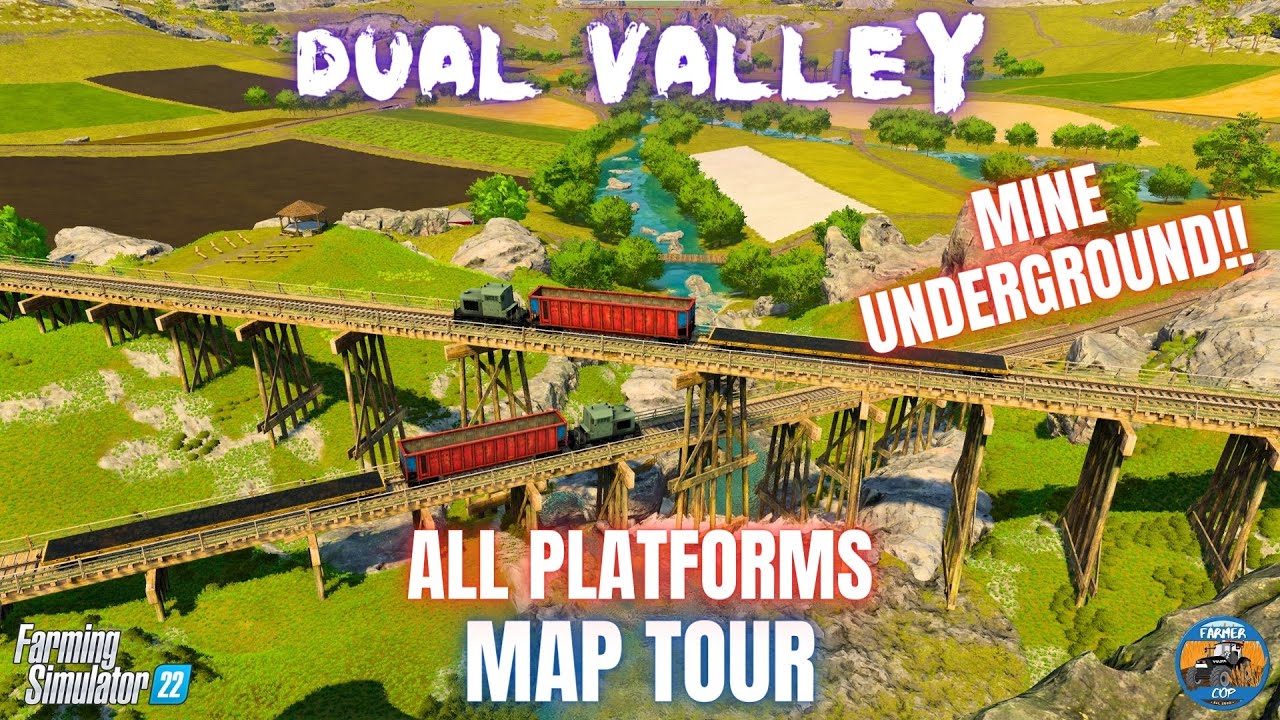DUAL VALLEY - Map Tour - Farming Simulator 22