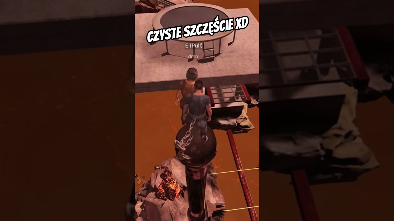 czyste szczęście xD #chained #wsp&oacute;łpraca #piekło #climbing #chainedtogethergame #hell #memes