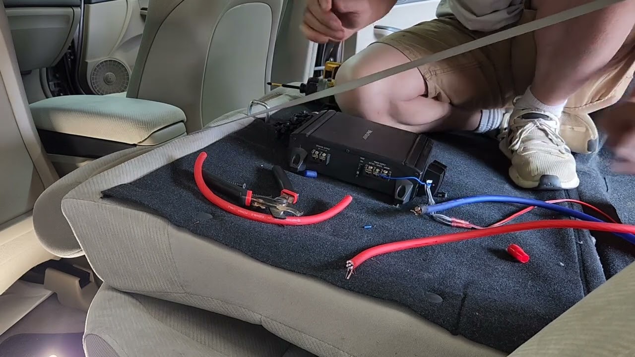 2006-2011 Honda Civic Amp subwoofer install