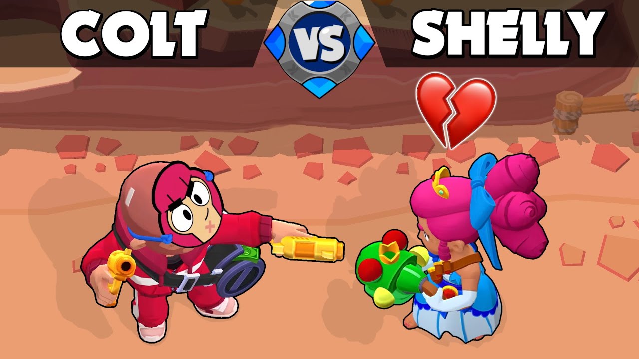 SHELLY vs COLT | 33 Test | Brawl Stars
